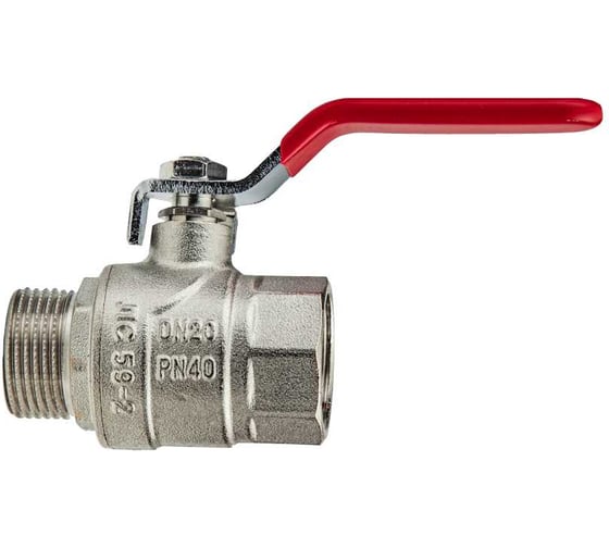 Шаровой кран KROMWELL (ручка-рычаг) 3/4" внутренняя - наружная резьба KW.283.05