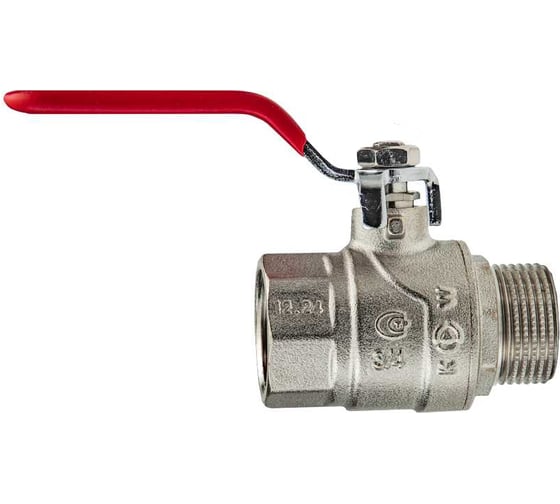 Шаровой кран KROMWELL (ручка-рычаг) 3/4" внутренняя - наружная резьба KW.283.05