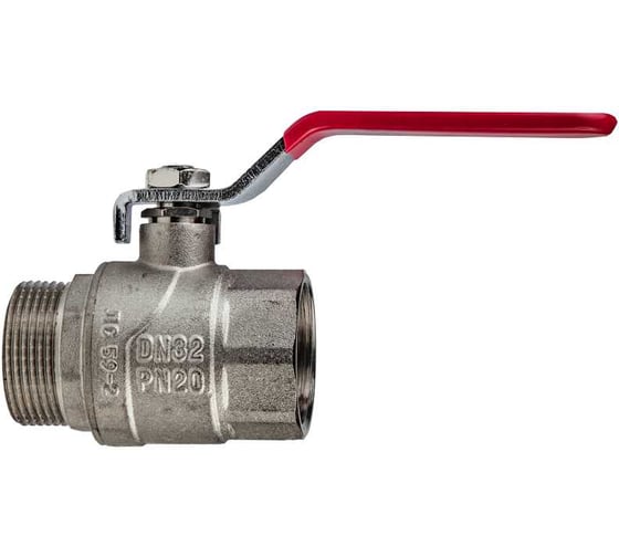 Шаровой кран KROMWELL (ручка-рычаг) 1 1/4" внутренняя - наружная резьба KW.283.07