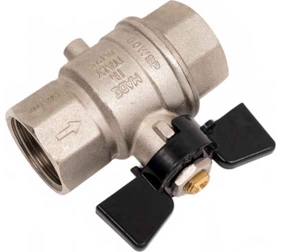 Шаровой кран Bugatti со сливом арт.257 Rp1" 025708