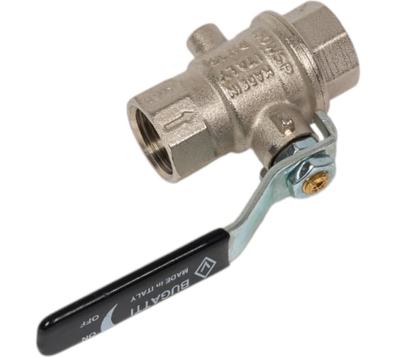 Шаровой кран Bugatti со сливом арт.255 Rp1/2" DN15 PN64 02550014