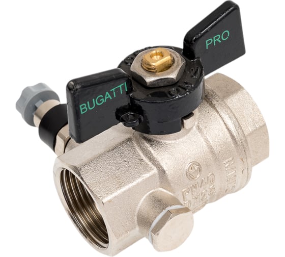 Шаровой кран Bugatti арт.332 PRO G1" DN25 PN40 T+185 03320066