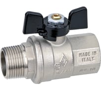 Шаровой кран Bugatti арт.407 Rp1" x R1" DN25 PN40 04070076