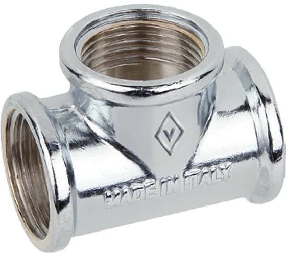 Тройник Bugatti арт.140C 1/2" хром. 01400023