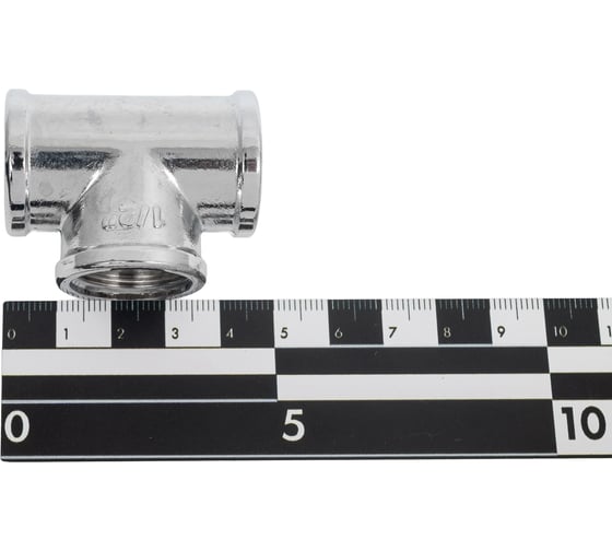 Тройник Bugatti арт.140C 1/2" хром. 01400023