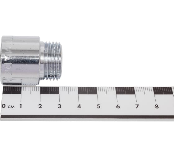 Удлинитель Bugatti Вр/Нр, круглый, 3/4"x20, хром, арт.139C 01390032