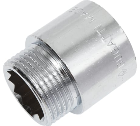 Удлинитель Bugatti Вр/Нр, круглый, 1"x30, хром, арт.139C 01390057