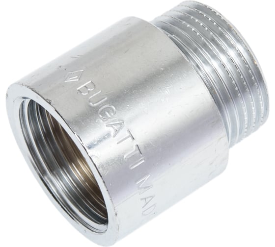 Удлинитель Bugatti Вр/Нр, круглый, 1"x30, хром, арт.139C 01390057