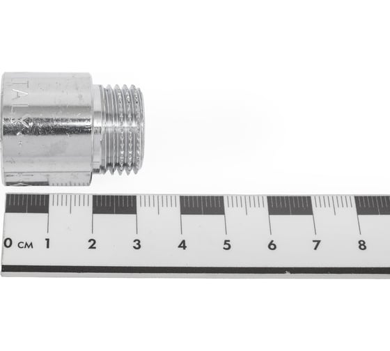 Удлинитель Bugatti Вр/Нр, круглый, 1/2"x20, хром, арт.139C 01390018