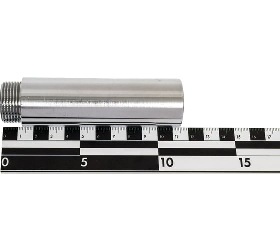 Удлинитель Bugatti Вр/Нр, круглый, 3/4"x100, хром, арт.139C 01390046