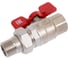 Кран шаровой STOUT полнопроходной, с американкой, ВР/НР, ручка SVB-1007-200015 RG00938T5RL5A0 1