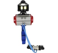 Затвор DN.ru QT450-304-NBR-2W-Fb-H Ду150 Ру16 LUG пн.привод, пн.распределитель, БКВ D050-50578