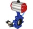 Затвор DN.ru QT450-304-NBR-2W-Fb-H Ду125 Ру16 LUG пневмопривод, пн.распределитель D050-51972 5