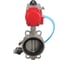 Затвор DN.ru 304-304-EPDM-2W-Fb-H Ду100 Ру16 пневмопривод, пневмораспределитель D050-46783 2