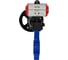 Затвор DN.ru QT450-304-NBR-2W-Fb-H Ду80 Ру16 LUG пневмопривод, дублер D050-50026 3