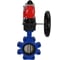 Затвор DN.ru QT450-304-NBR-2W-Fb-H Ду80 Ру16 LUG пневмопривод, дублер D050-50026 5