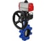 Затвор DN.ru QT450-304-NBR-2W-Fb-H Ду80 Ру16 LUG пневмопривод, дублер D050-50026 6