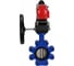 Затвор DN.ru QT450-304-NBR-2W-Fb-H Ду80 Ру16 LUG пневмопривод, дублер D050-50026 7
