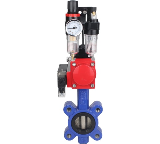 Затвор DN.ru QT450-QT450-EPDM-2W-Fb-H Ду65 Ру16 LUG пн.привод, пн.распределитель, БПВ D050-50481