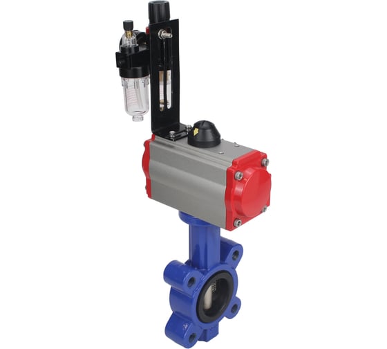 Затвор DN.ru QT450-QT450-EPDM-2W-Fb-H Ду65 Ру16 LUG пн.привод, пн.распределитель, БПВ D050-50481