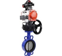 Затвор DN.ru QT450-QT450-NBR-2W-Fb-H Ду125 Ру16 LUG пн.привод, пн.распред., БКВ, дублер D050-51288