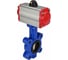 Затвор DN.ru QT450-QT450-NBR-2W-Fb-H Ду125 Ру16 LUG пневмопривод, пн.распределитель D050-52008 4