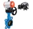 Затвор DN.ru QT450-QT450-NBR-2W-Fb-H Ду125 Ру16 LUG пн.привод, позиционер, дублер D050-51066 1