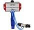 Затвор DN.ru QT450-QT450-NBR-2W-Fb-H Ду150 Ру16 LUG пневмопривод, пн.распределитель D050-50248 8