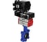 Затвор DN.ru QT450-304-EPDM-2W-Fb-H Ду100 Ру16 LUG пневмопривод, позиционер D050-50045 1