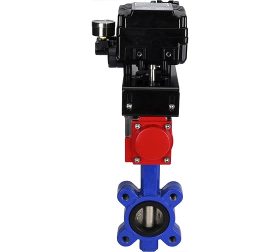 Затвор DN.ru QT450-304-EPDM-2W-Fb-H Ду100 Ру16 LUG пневмопривод, позиционер D050-51869