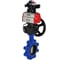 Затвор DN.ru QT450-304-EPDM-2W-Fb-H Ду125 Ру16 LUG пневмопривод, БКВ, дублер D050-50229 4