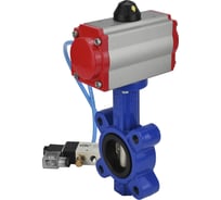 Затвор DN.ru QT450-304-EPDM-2W-Fb-H Ду50 Ру16 LUG пневмопривод, пн.распределитель D050-50273