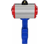 Затвор DN.ru QT450-304-EPDM-2W-Fb-H Ду50 Ру16 LUG пневмопривод, пн.распределитель D050-52010