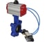 Затвор DN.ru QT450-QT450-NBR-2W-Fb-H Ду65 Ру16 LUG пневмопривод, пн.распределитель D050-51981 5