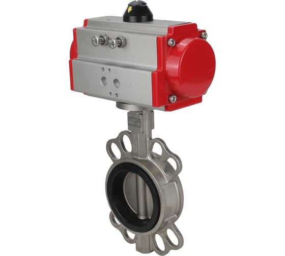 Дисковый затвор DN.ru 304-304-EPDM-2W-Fb-H Ду250 Ру16 пневмопривод DA-160 D050-46619