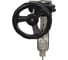 Дисковый затвор DN.ru 304-304-NBR-2W-Fb-H Ду100 Ру16 редуктор HAM-1 D050-46557 2
