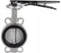 Дисковый поворотный затвор DN.ru 304-304-NBR-2W-Fb-H Ду125 Ру16 с рукояткой D050-46267 1