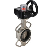 Дисковый затвор DN.ru 304-304-NBR-2W-Fb-H Ду50 Ру16 редуктор HGB-1 D050-46482