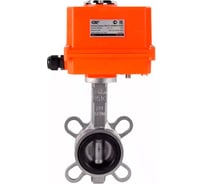 Дисковый затвор DN.ru 304-304-NBR-2W-Fb-H Ду50 Ру16 электропривод QT-003 MINI 220В D050-46287
