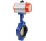 Затвор дисковый DN.ru 304-304-PTFE-2W-Fb-H Ду50 Ру16 пневмопривод, БКВ D050-47172 1