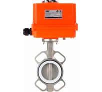 Дисковый затвор DN.ru 304-304-PTFE-2W-Fb-H Ду50 Ру16 электропривод QT-003 MINI 220В D050-46285
