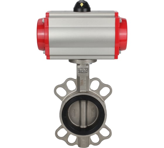 Дисковый затвор DN.ru 304-304-VITON-2W-Fb-H Ду250 Ру16 пневмопривод DA-160 D050-46635