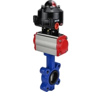 Затвор DN.ru QT450-304-EPDM-2W-Fb-H Ду50 Ру16 LUG пневмопривод, БКВ D050-51914