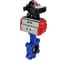 Затвор DN.ru QT450-304-EPDM-2W-Fb-H Ду65 Ру16 LUG пневмопривод, БКВ D050-50202 1