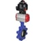 Затвор DN.ru QT450-304-NBR-2W-Fb-H Ду125 Ру16 LUG пн.привод, пн.распределитель, БКВ D050-51204 7
