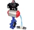 Затвор DN.ru QT450-304-NBR-2W-Fb-H Ду125 Ру16 LUG пн.привод, пн.распределитель, БКВ D050-52236 1