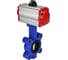 Затвор DN.ru QT450-304-NBR-2W-Fb-H Ду125 Ру16 LUG пневмопривод D050-51828 5