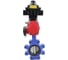 Затвор DN.ru QT450-304-NBR-2W-Fb-H Ду125 Ру16 LUG пн.привод, пн.распределитель, БКВ D050-52500 2