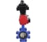 Затвор DN.ru QT450-304-NBR-2W-Fb-H Ду125 Ру16 LUG пн.привод, пн.распределитель, БКВ D050-52500 6