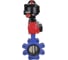Затвор DN.ru QT450-304-NBR-2W-Fb-H Ду150 Ру16 LUG пн.привод, пн.распределитель, БКВ D050-52510 6